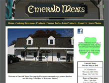 Tablet Screenshot of emeraldmeats.com